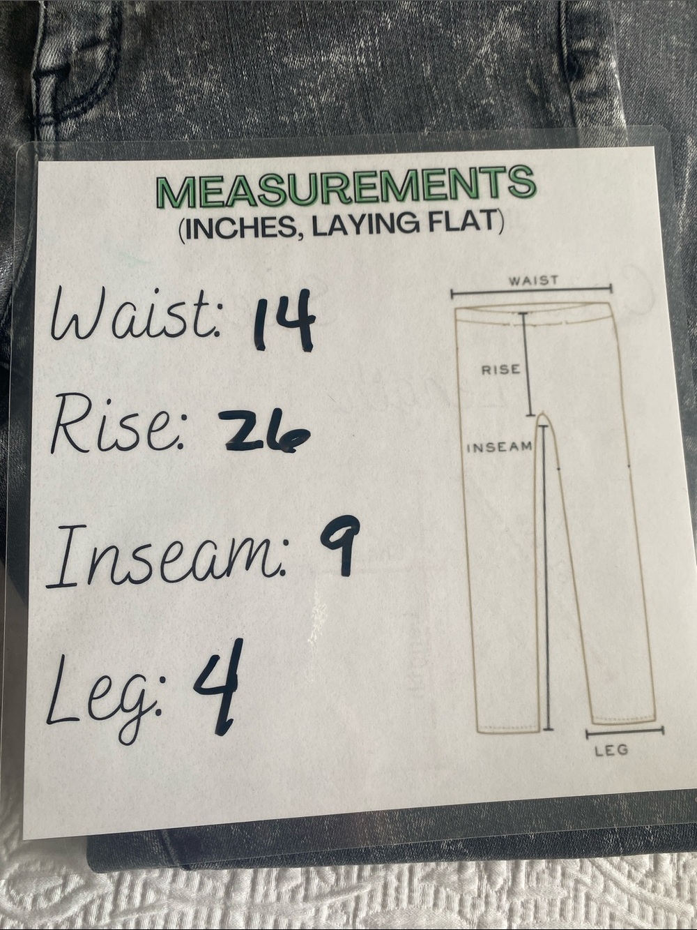 Mossimo charcoal wash distressed denim high rise jeggings Sz 6/28 - Picture 15 of 15
